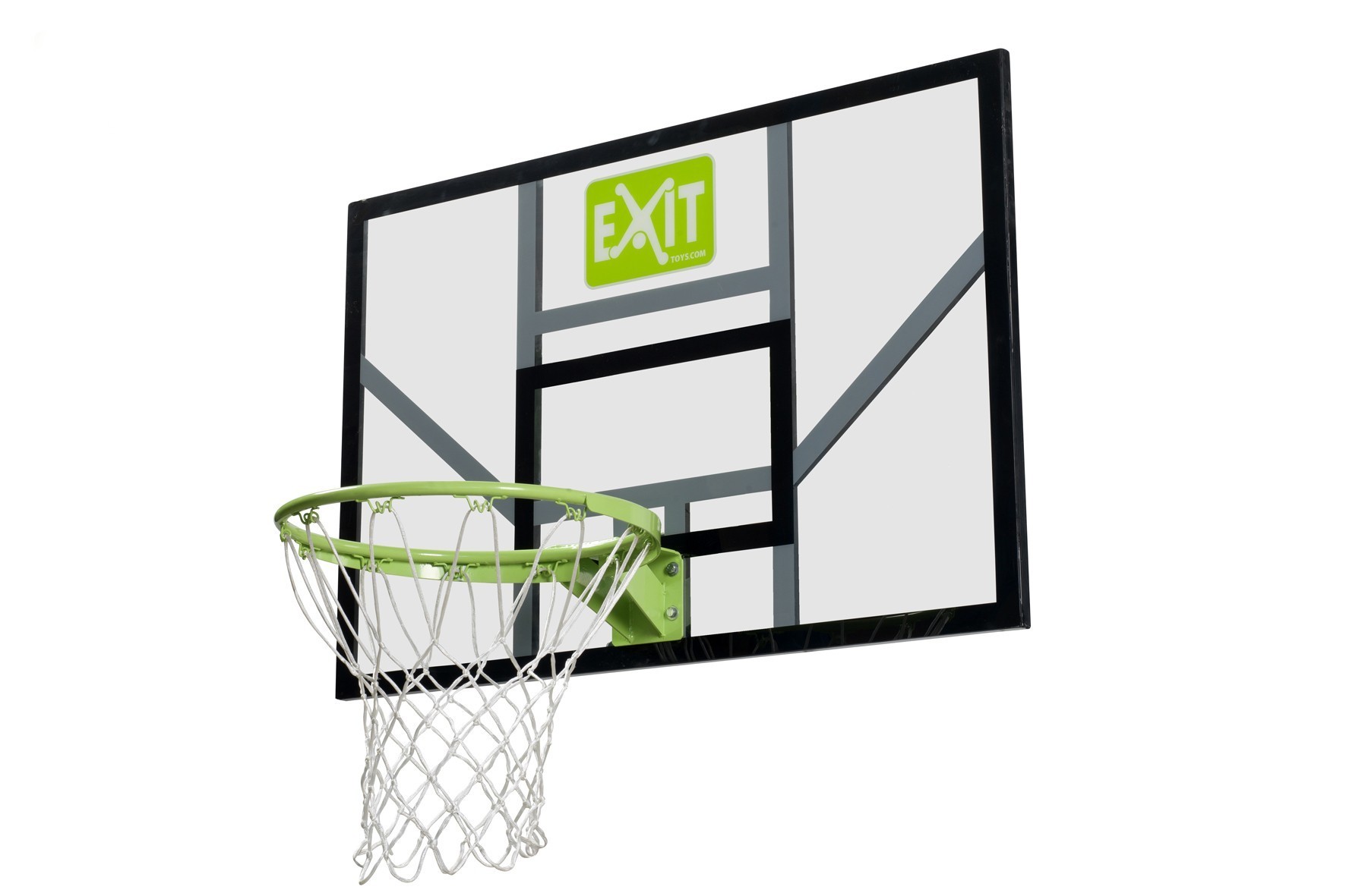 Basketballbrett mit Ring und Netz EXIT Galaxy 117x77cm