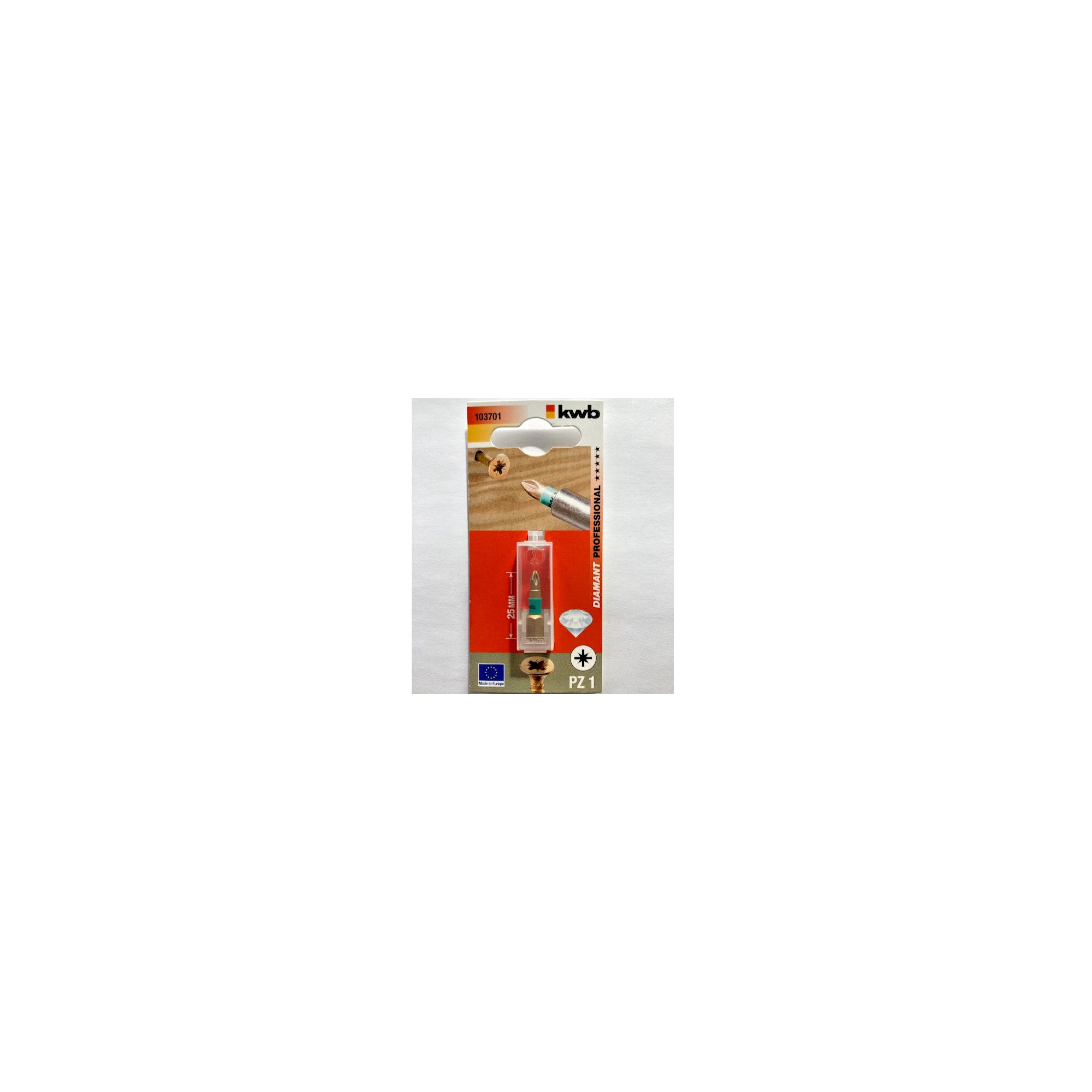 kwb Bit Diamant 1/4" Pz1