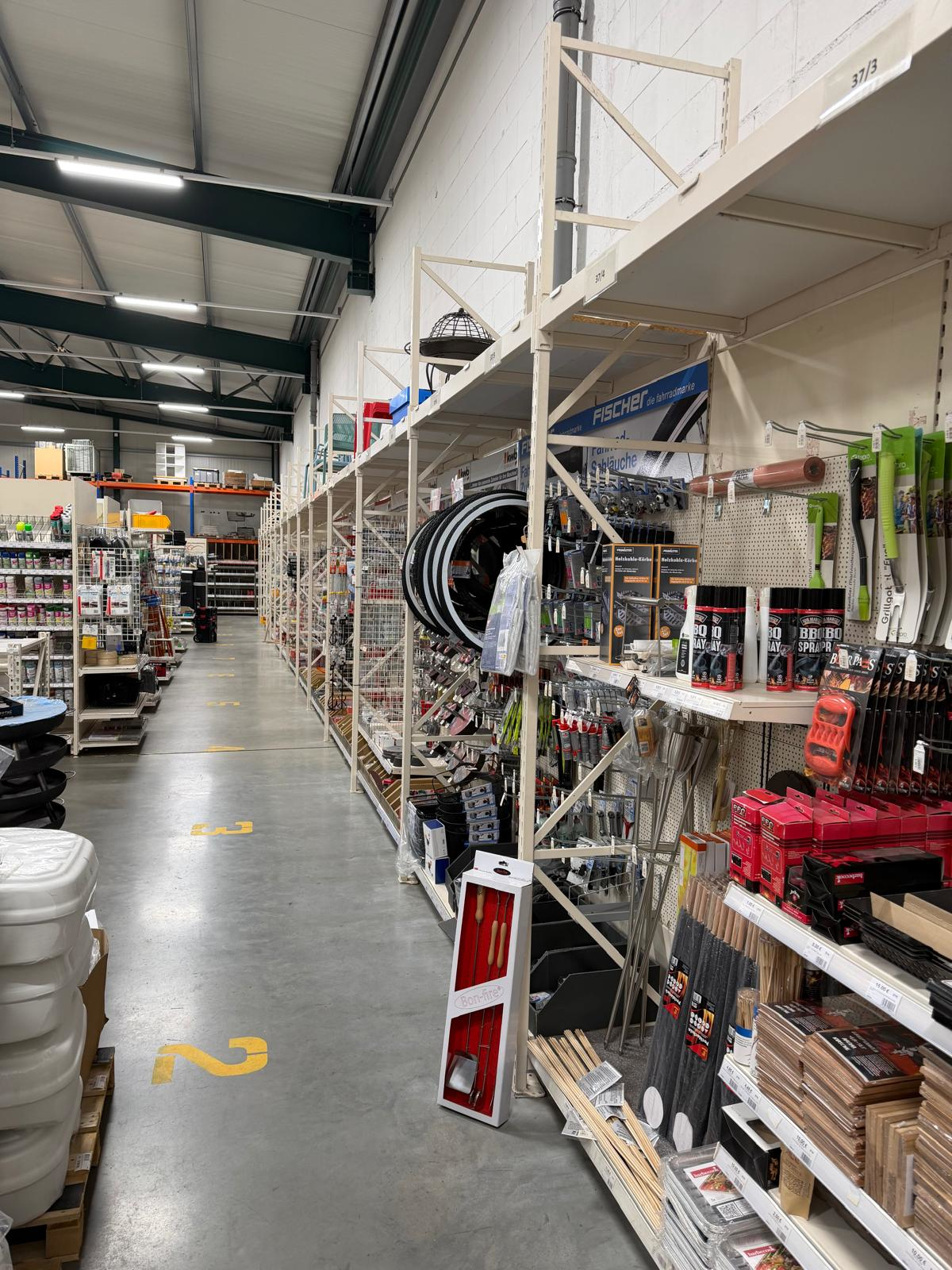 Tegometall Schwerlastregal CG 55 x 40 juraweiß