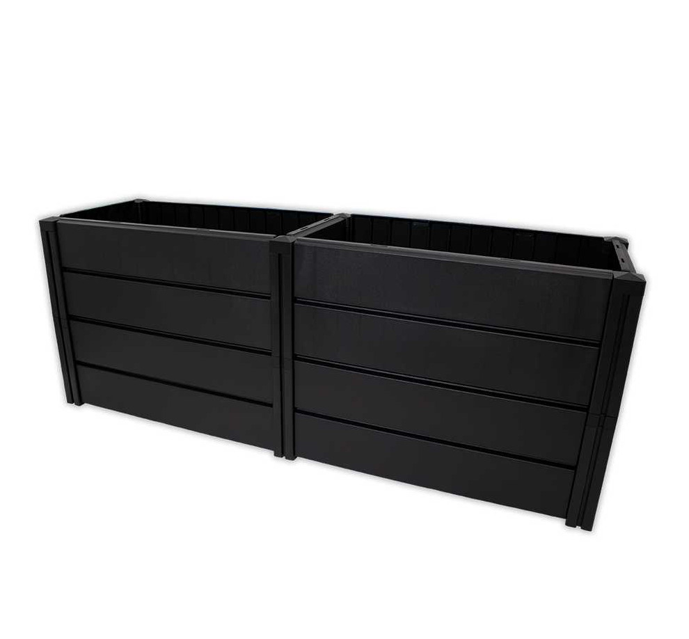 KHW Hochbeet Demeter XL schmal 392 Liter anthrazit