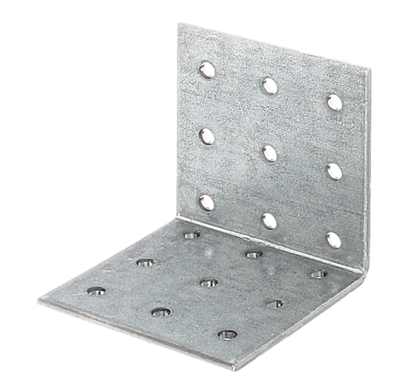 Lochplattenwinkel Alberts sendzimirverzinkt 60x60x60mm