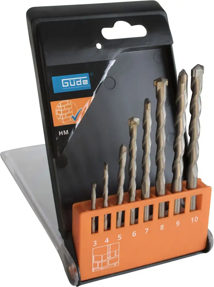 Güde HM Steinbohrer Set 8-teilig 58151