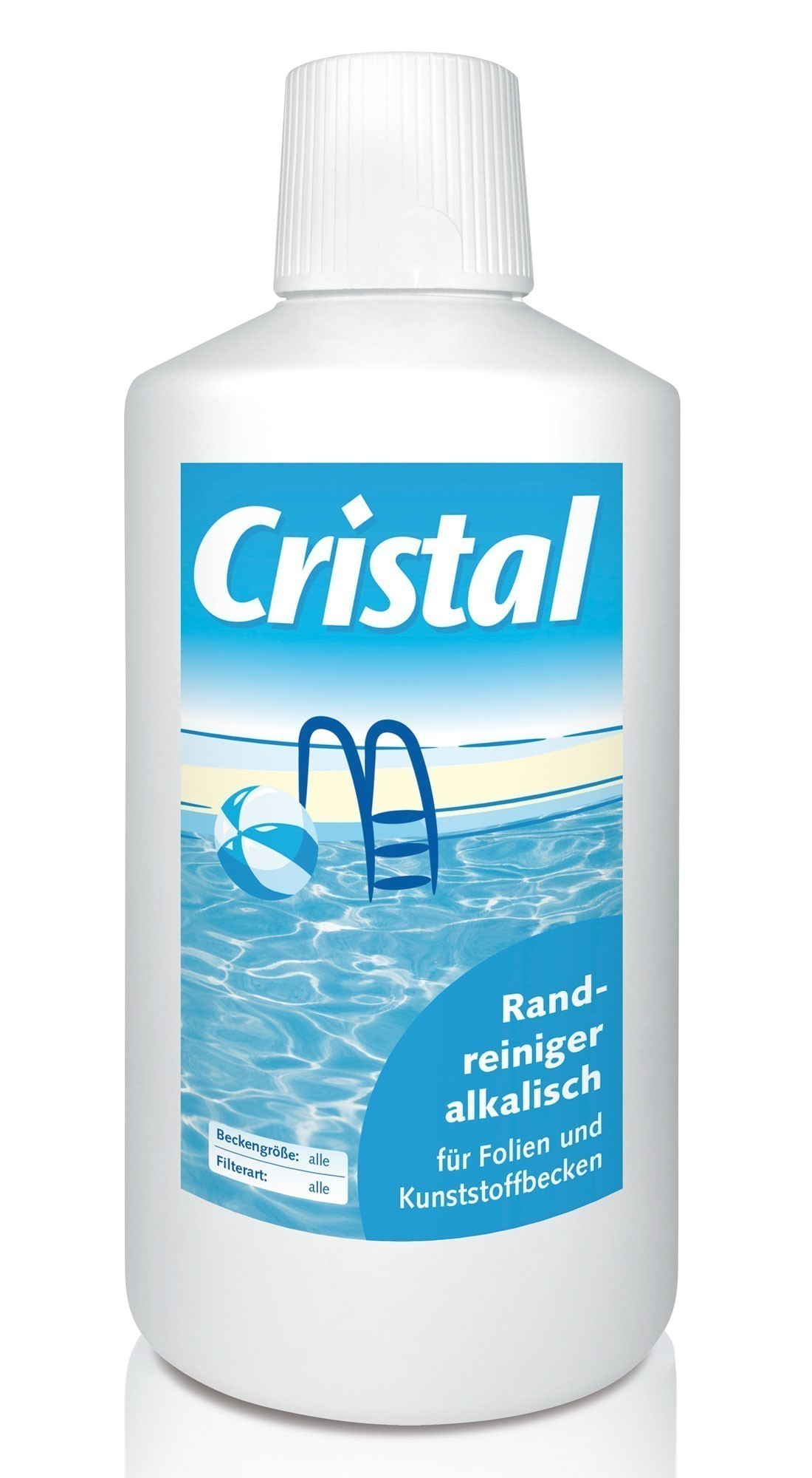 Poolreiniger Randreinigungsmittel alkalisch 1 Liter