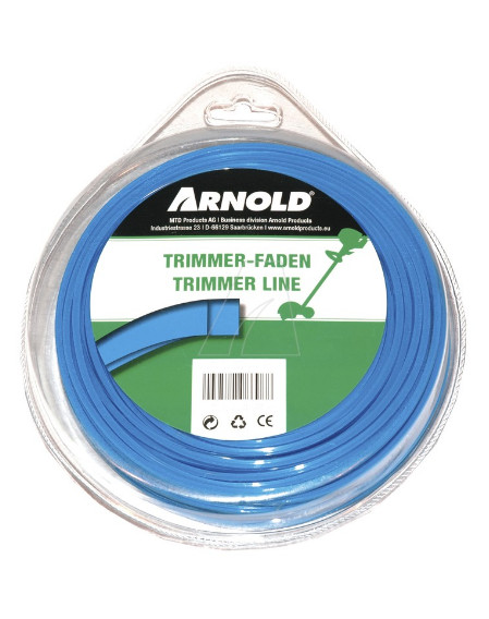 ARNOLD Trimmerfaden 2,4 mm x 36 m, 4-kant