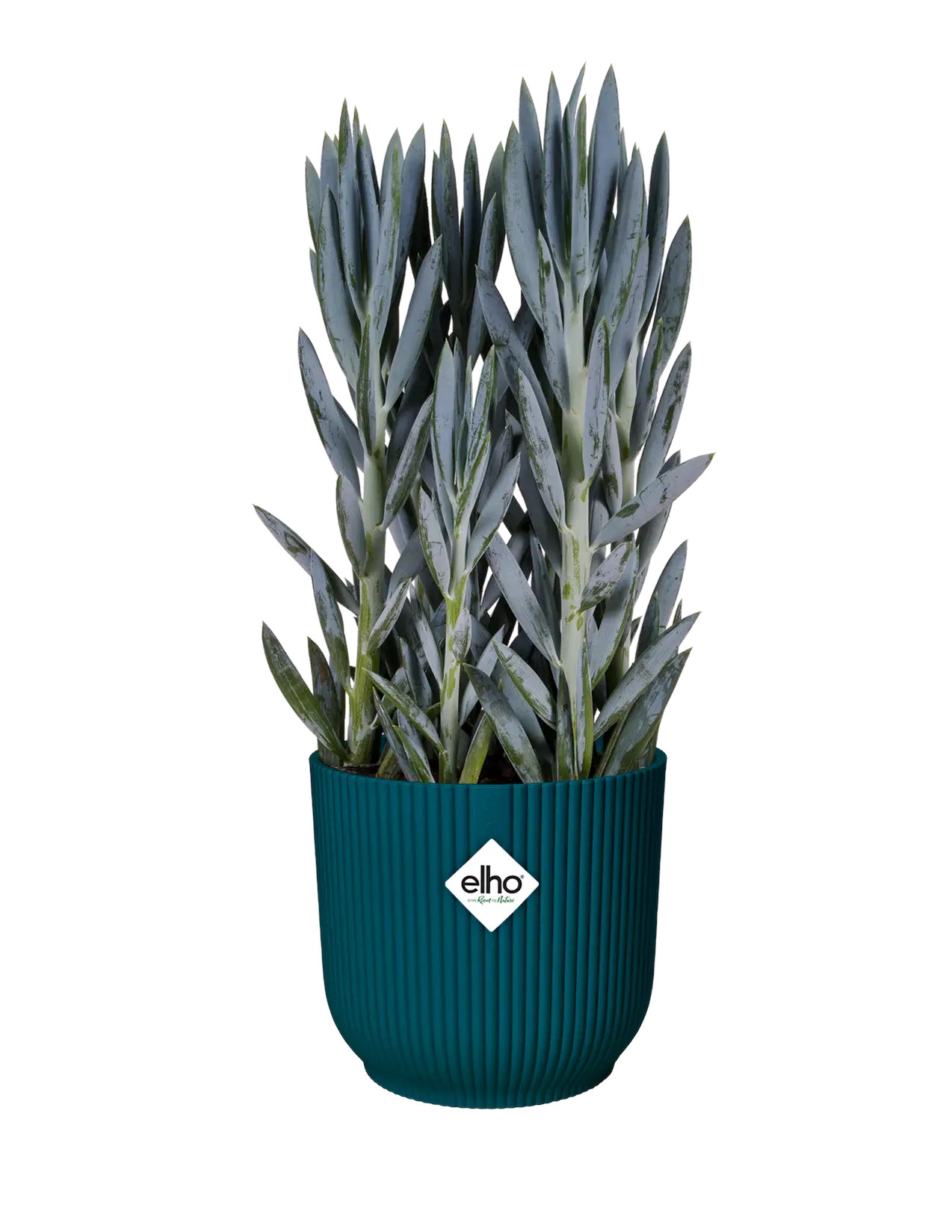 elho® Blumentopf Vibes Fold Rund Rollen 35cm tiefes blau