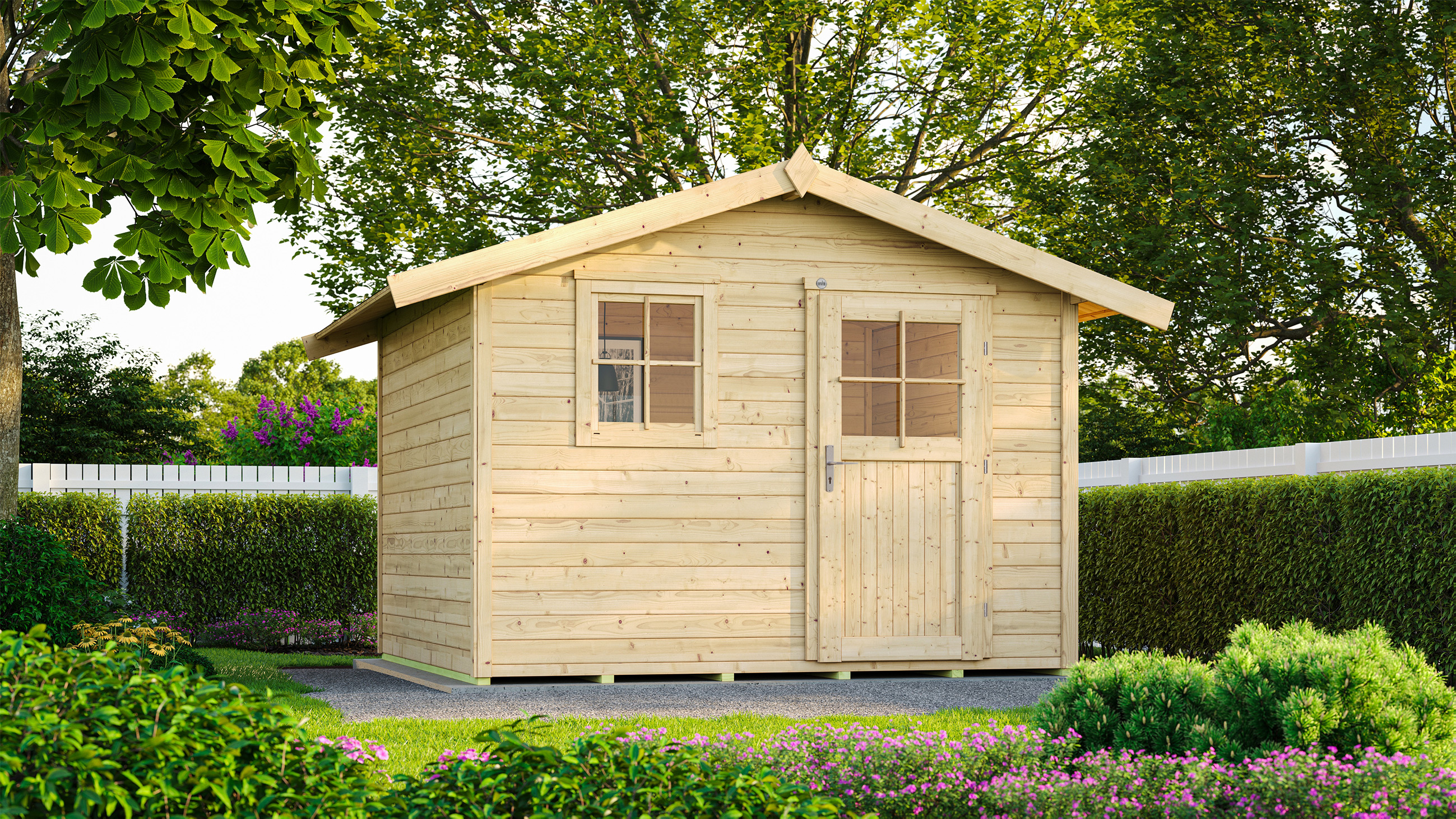 weka Gartenhaus 123 Gr.3, natur