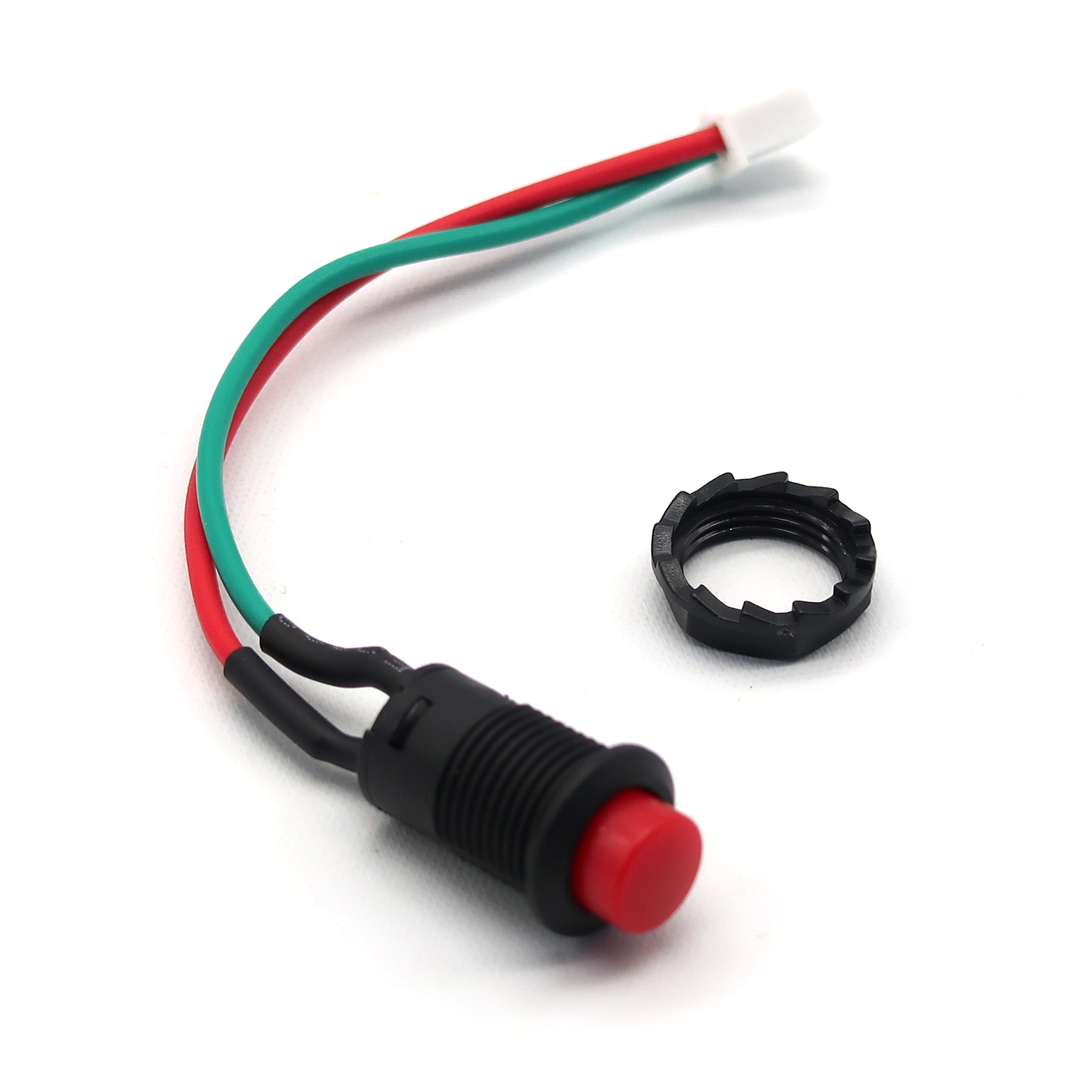 Rolektro Taster für Piezo Summer, Knopf für Hupe, Trike/Quad