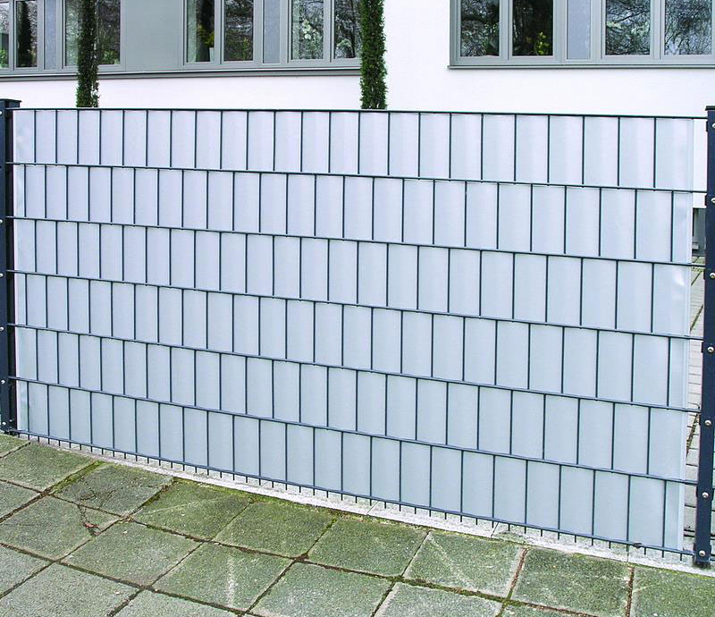 Sichtschutz / Zaunblende PVC Noor 0,19x35m hellgrau