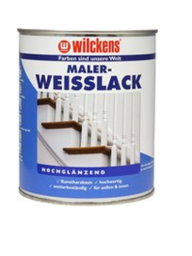 Wilckens® Maler Weisslack hochglänzend 375ml