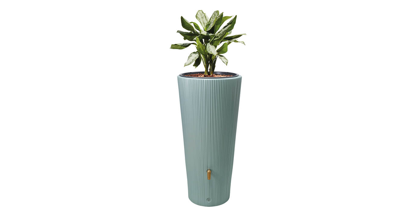 4rain Vaso 2in1 Decor Regenspeicher 220 L – Agave