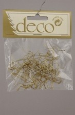 Kaemingk Weihnachtskugel - Aufhänger 50 Stück Gold