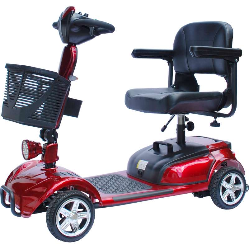 Seniorenmobil Vitale klappbar 405BG-Lang rot Elektromobil