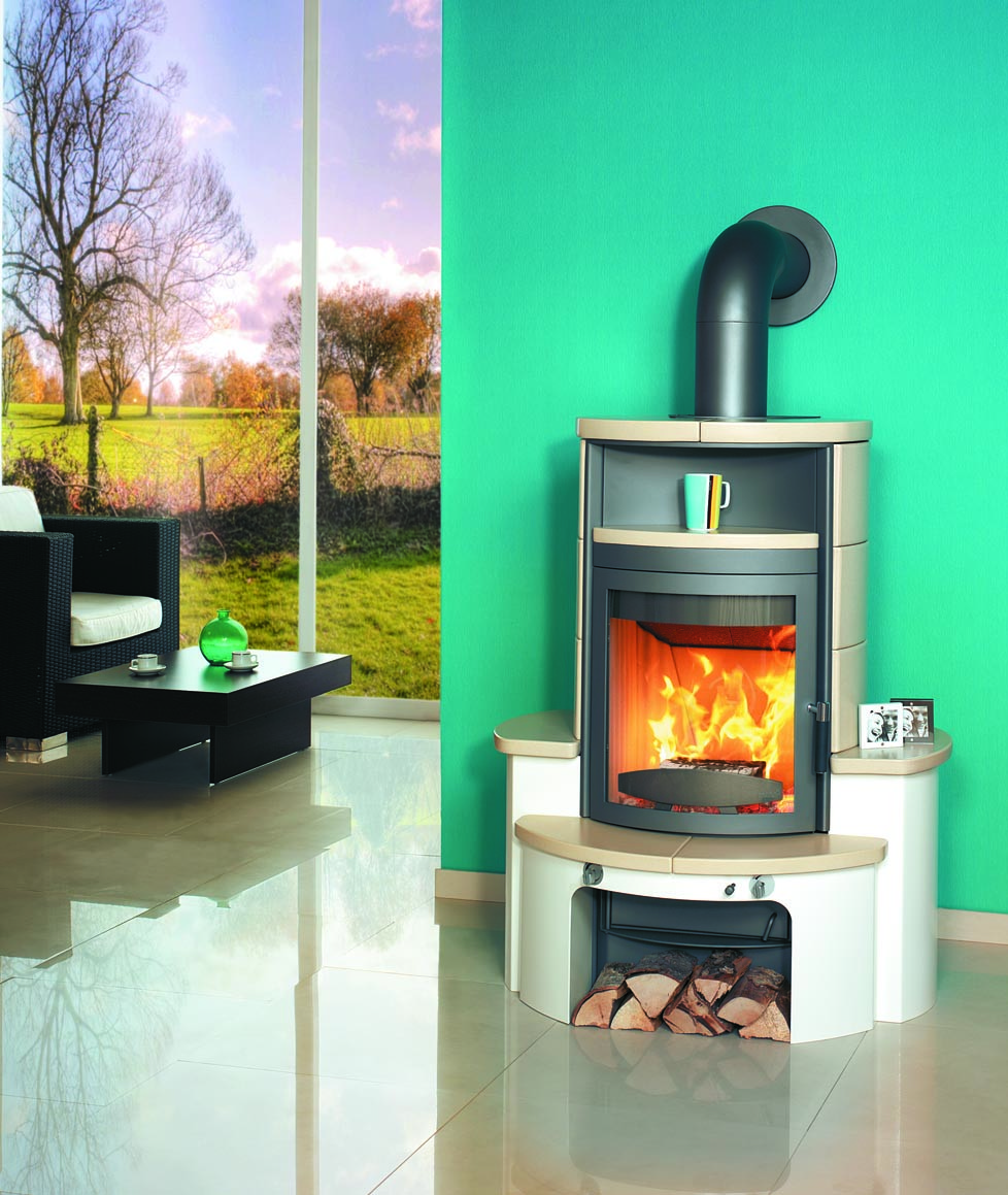 Dauerbrandofen Hark Avenso ECOplus creme raumluftunabhängig 8 kW