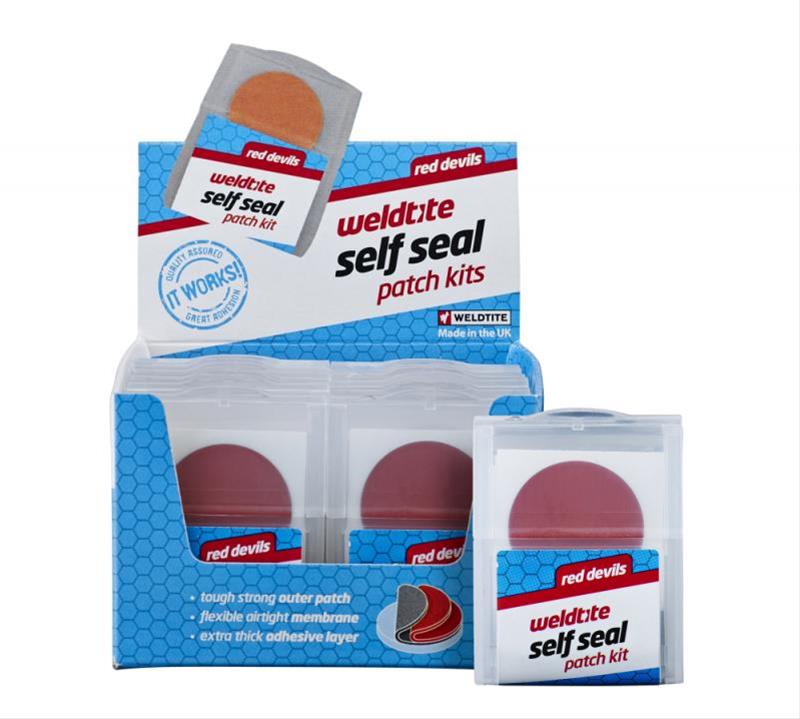 Selbstklebende Reparaturflicken 'Red Devils'