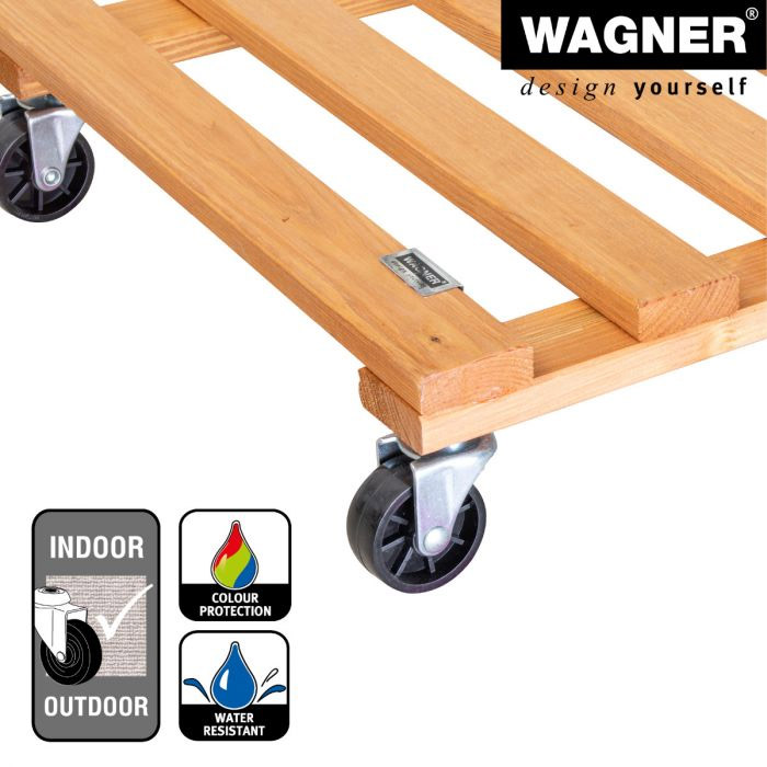 Multiroller Pflanzenroller kiefer 380x380 mm für 120 kg