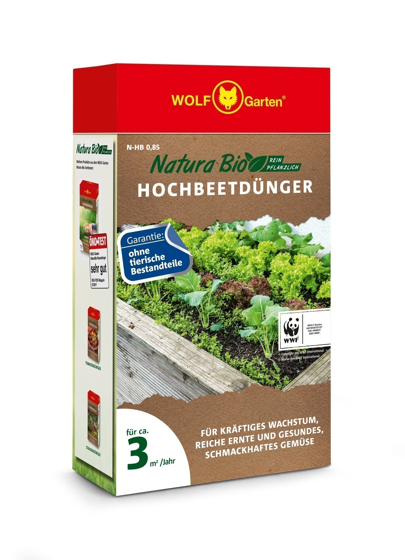 Wolf Garten Natura Bio Hochbeetdünger N-HB 0,85 für 3m²