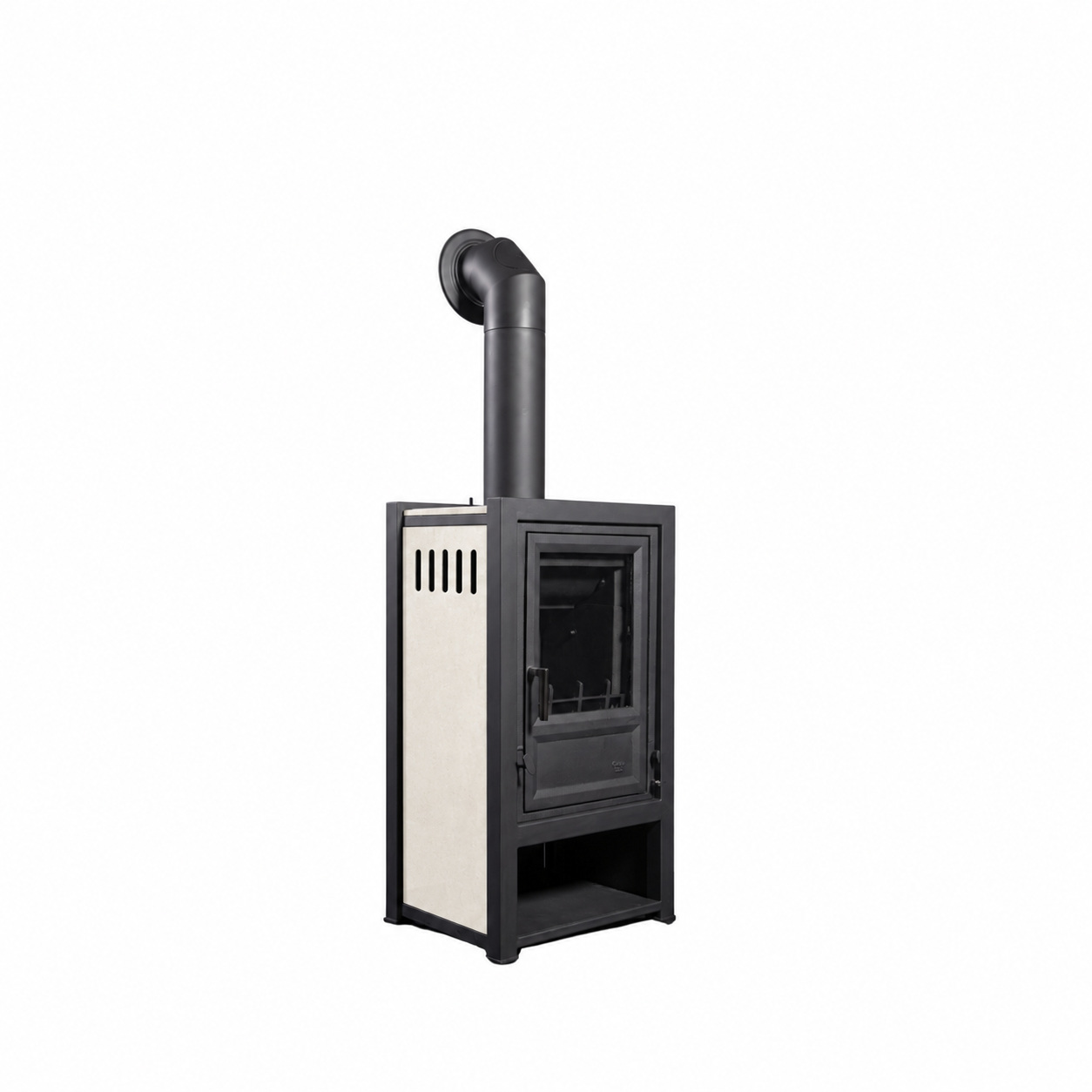Globe Fire Luna II L Kaminofen Crème-Weiß 7,9 kW