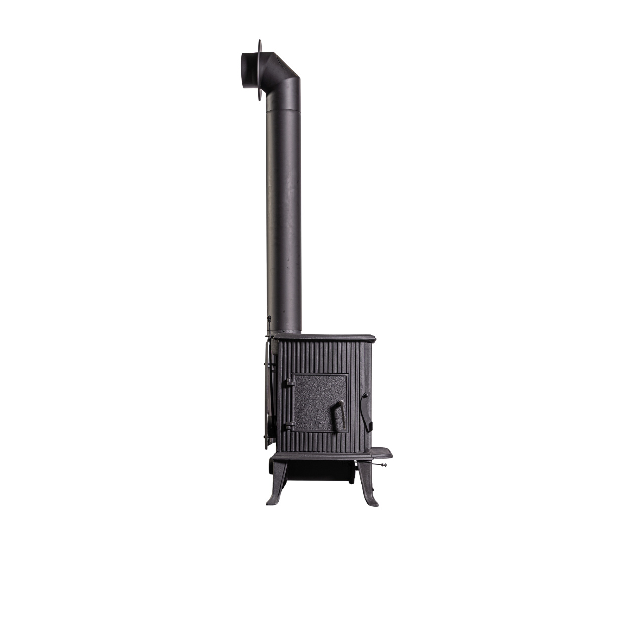 Globe Fire Jupiter Kaminofen raumluftunabhängig Guss schwarz 7,7 kW