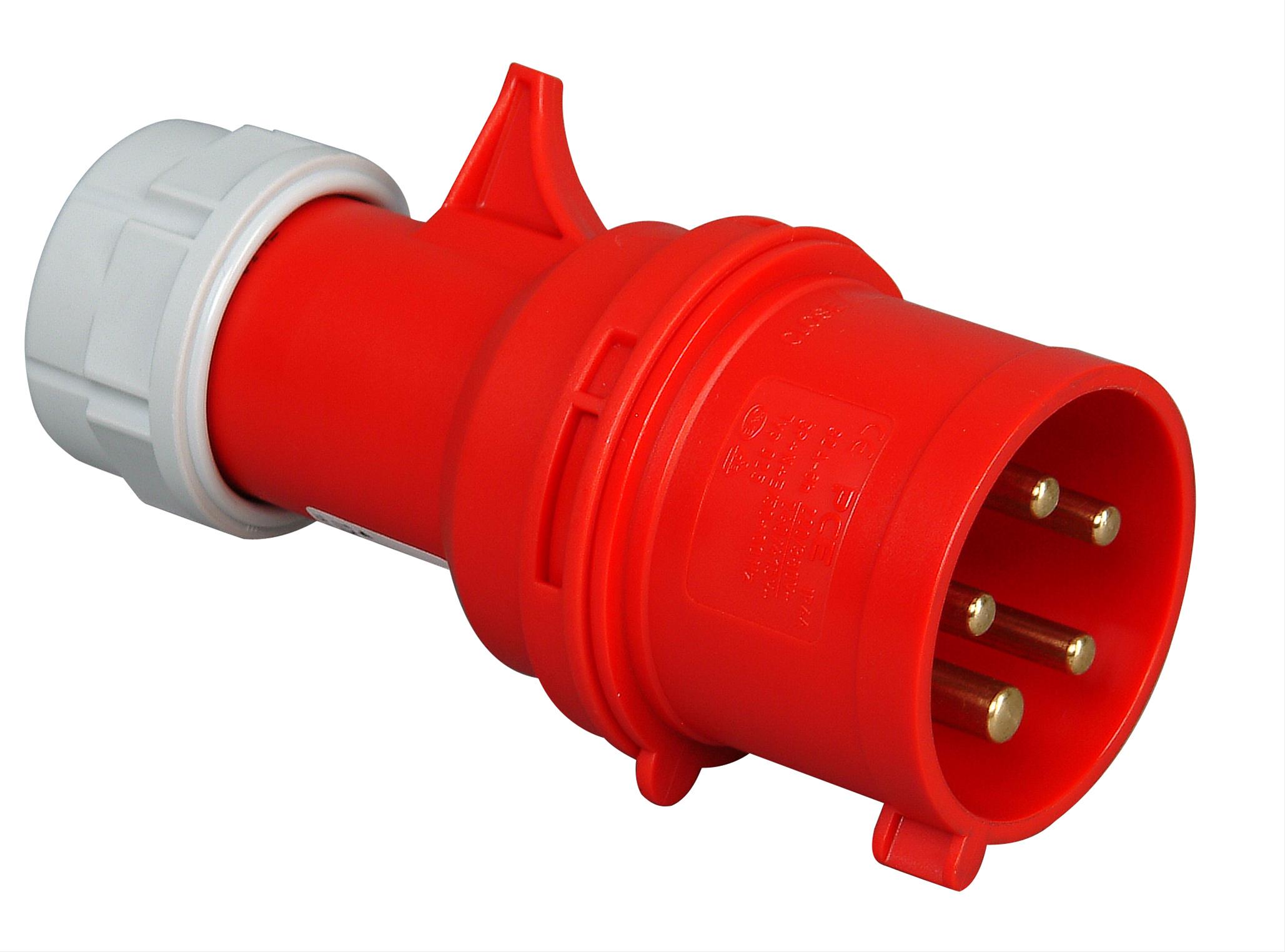 Kopp CEE Stecker rot 5polig