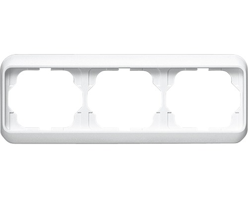 Busch-Jaeger Abdeckrahmen 3-fach Alpha Nea weiß glänzend waagerecht