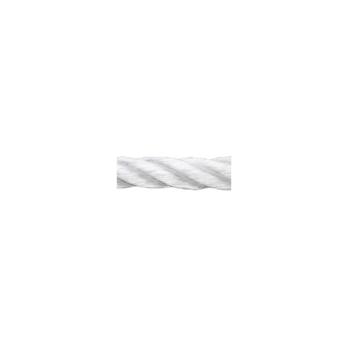 PP-Seil (Polypropylen) 8 mm 3-schäftig gedreht weiß, Meterware
