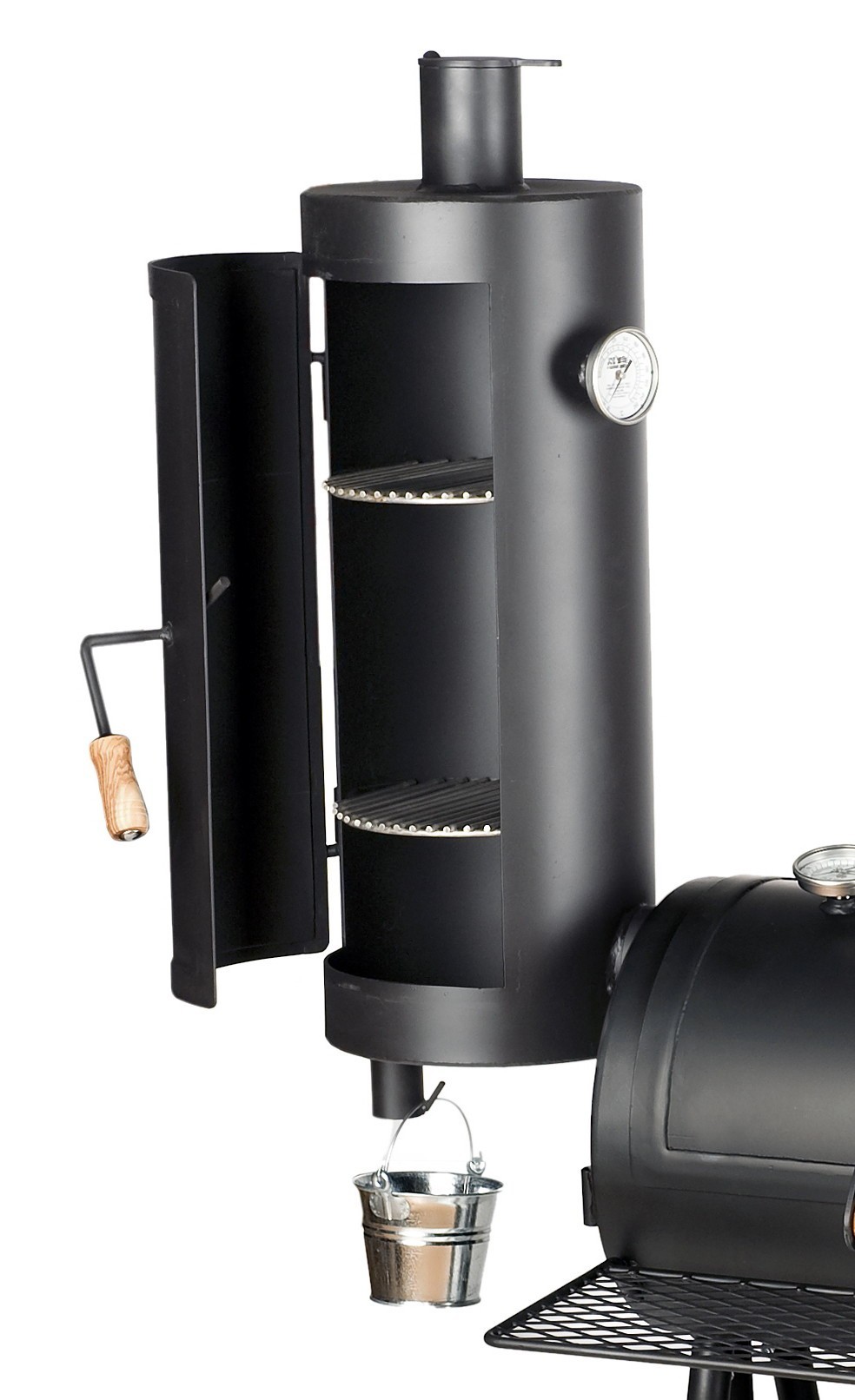 Räucheraufsatz / Warmhalteaufsatz für JOE`S Barbeque Smoker 16"
