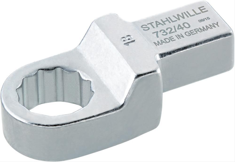 Einsteck-Ringschlüssel 24mm 14x18mm Stahlwille