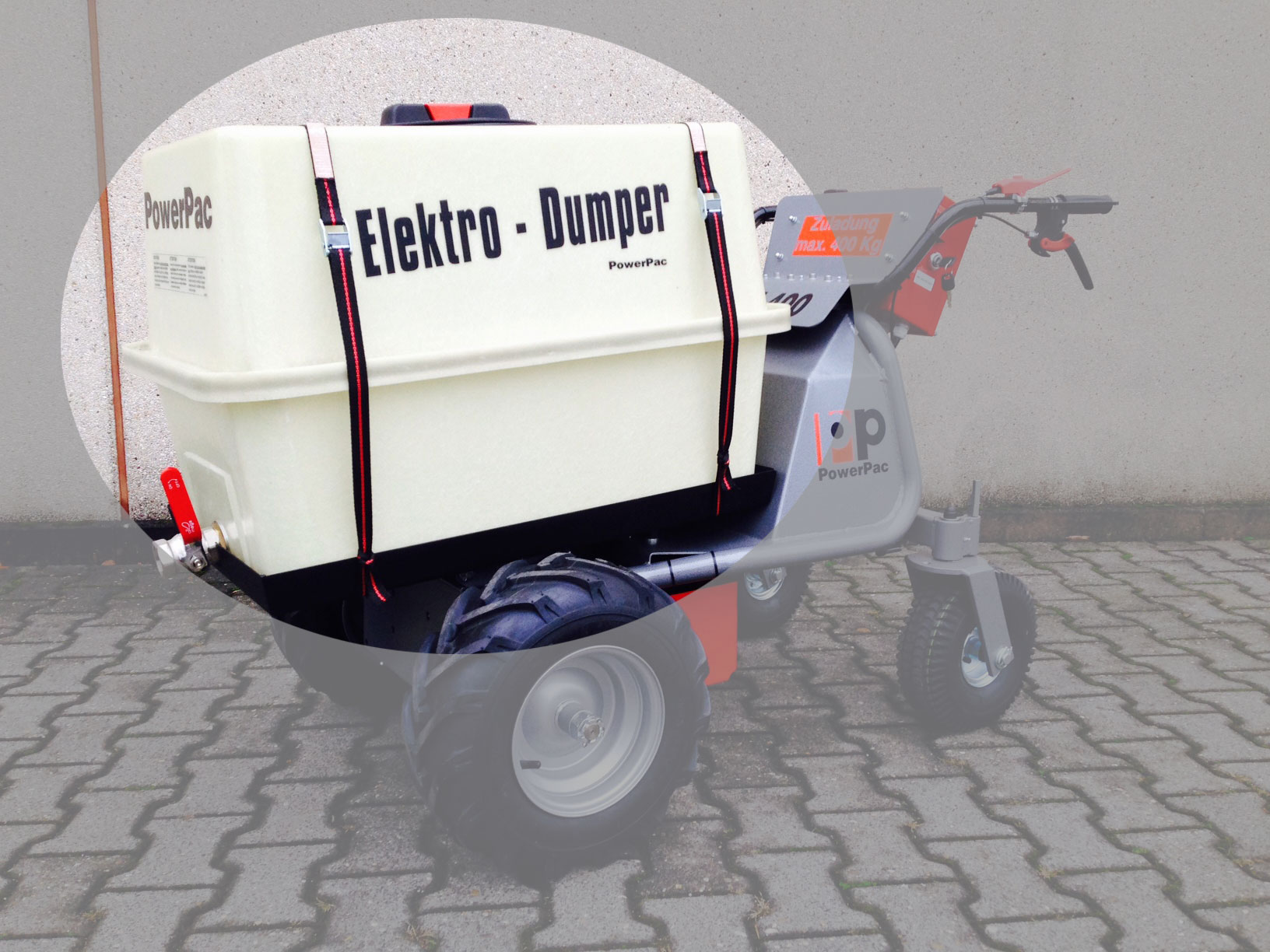Powerpac Wassertank für Elektro Multi-Caddy MCE400