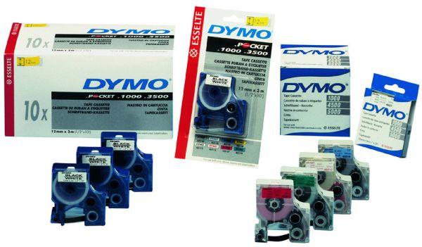 Schriftband 45018 schwarz/gelb 12mmx7m Dymo