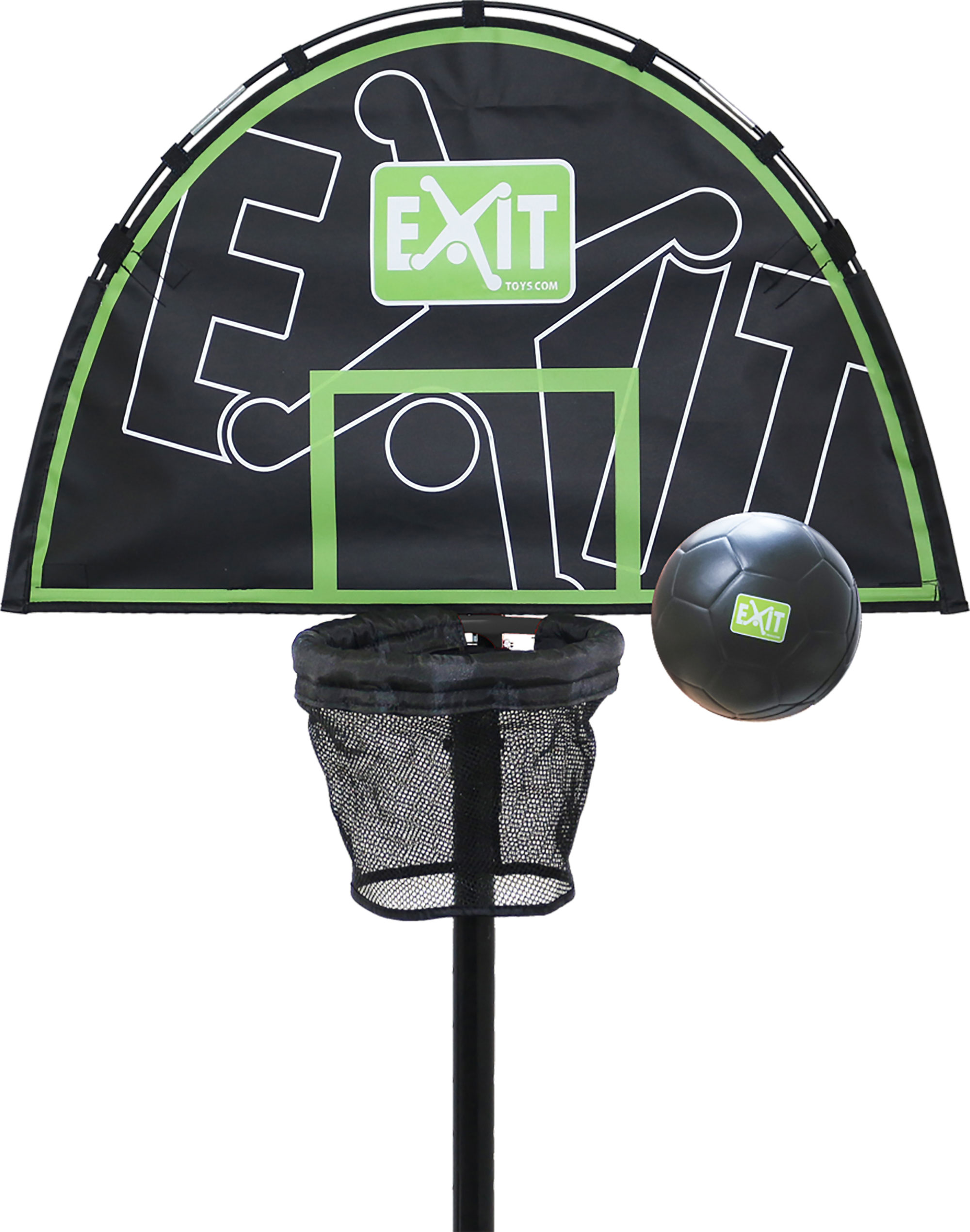 EXIT Basketballkorb für Trampolin + Mini Schaumball Ø15cm