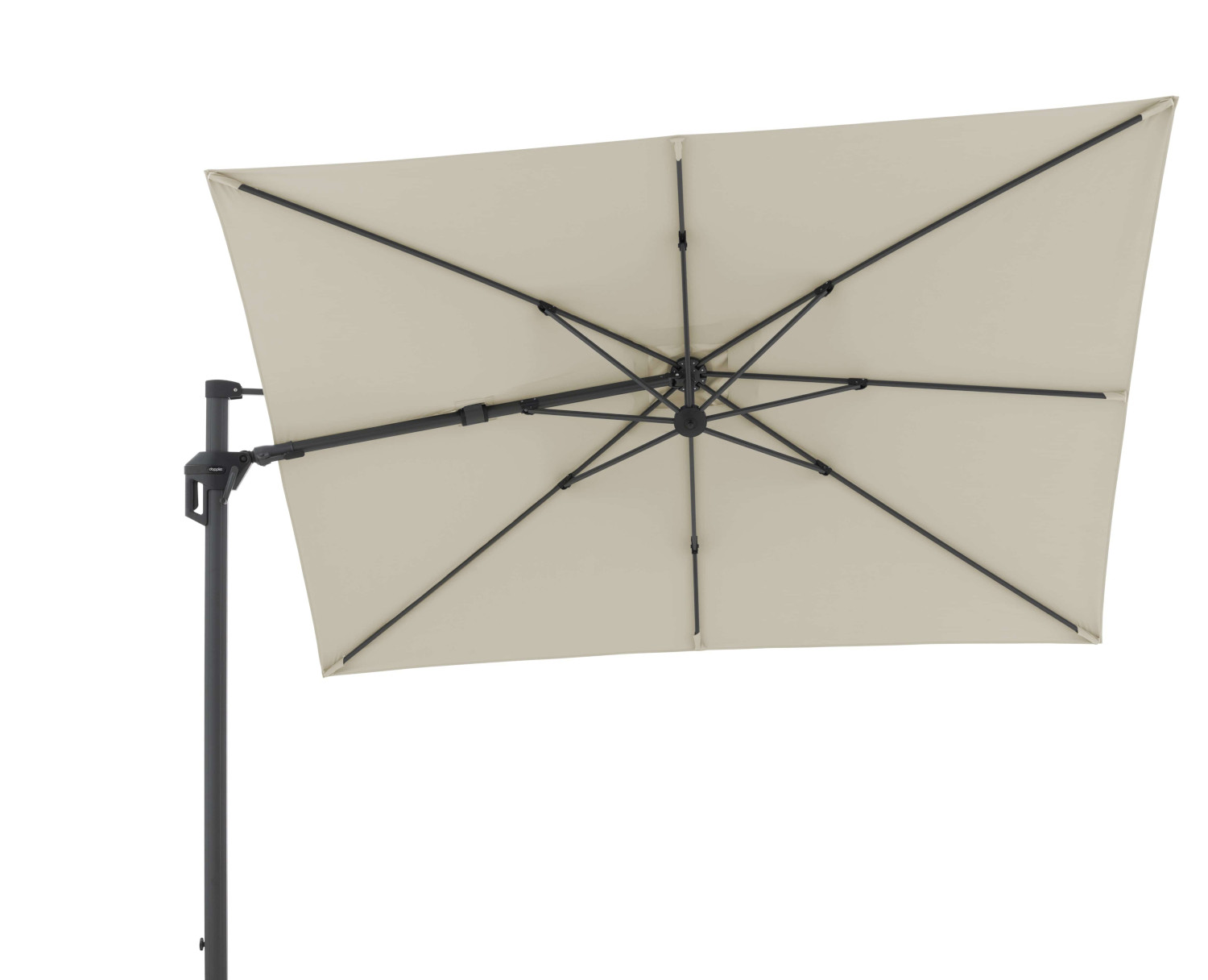 doppler® Pendelschirm Active 310x210cm Green Edition natur