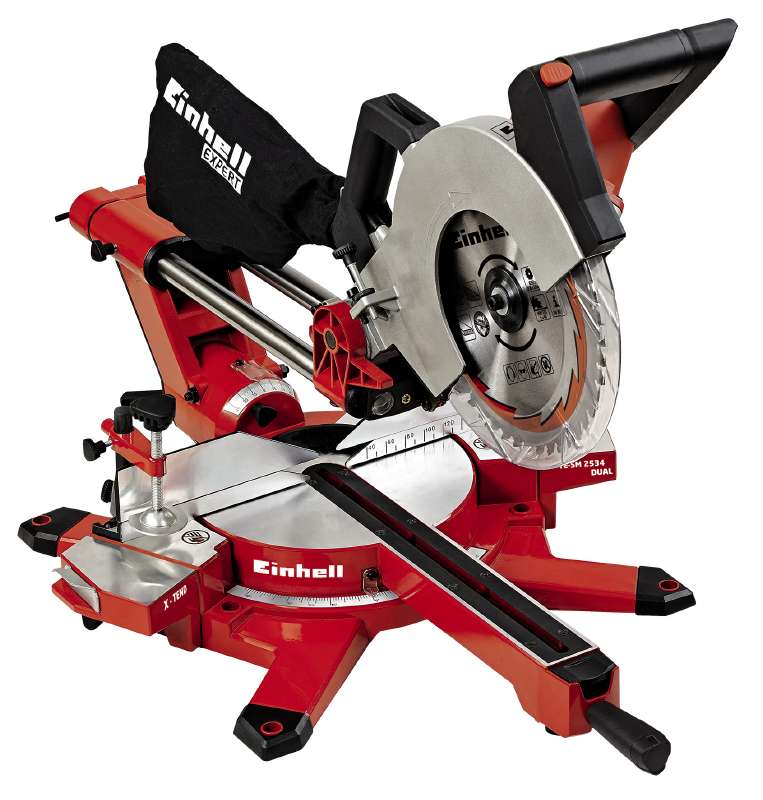 Einhell Zugsäge / Kappsäge / Gehrungssäge TE-SM 2534 Dual 1800Watt