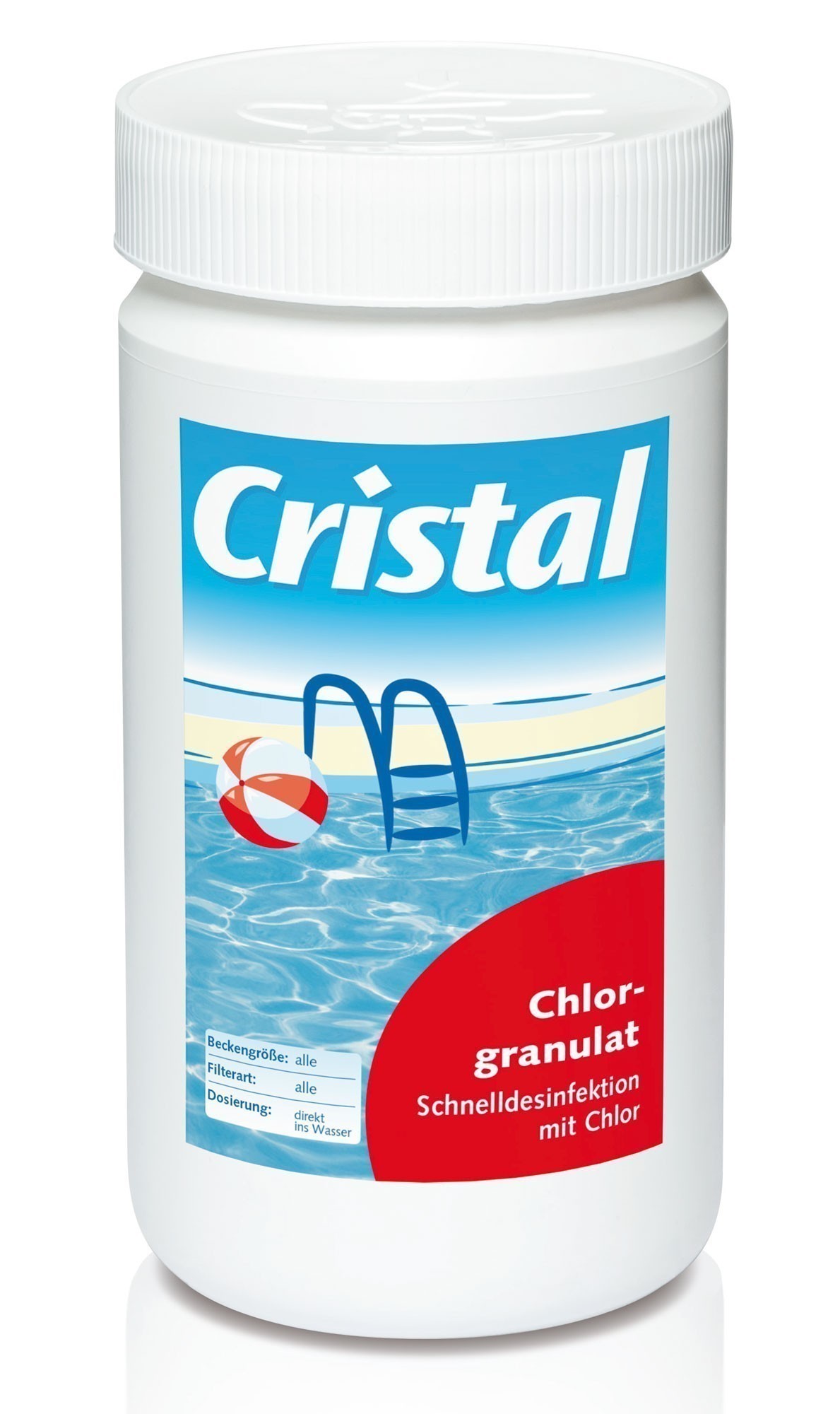 Cristal Wasserpflege Chlorgranulat 1 kg