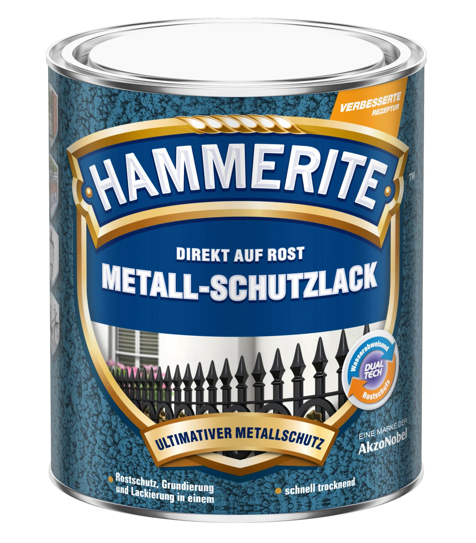 Hammerite® Metall Schutzlack Hammerschlag dunkelblau 250ml