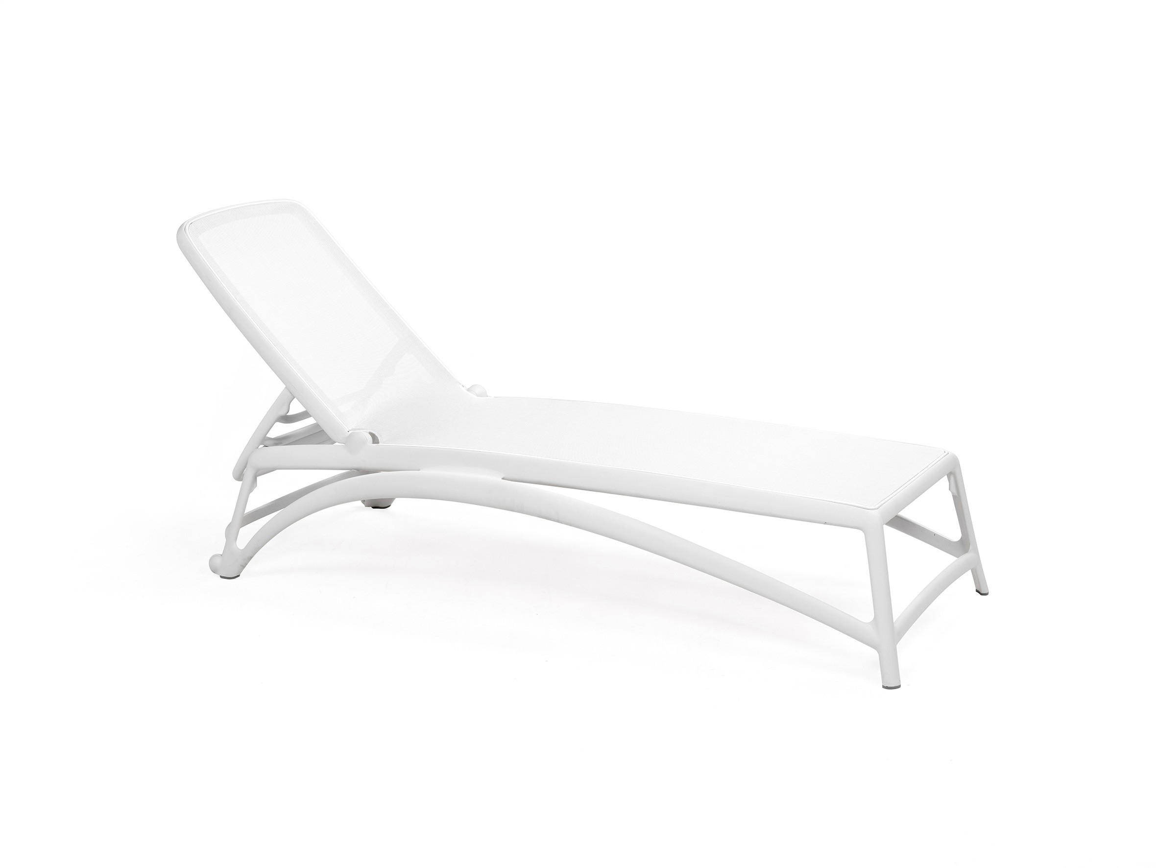 Nardi Gartenliege / Sonnenliege Atlantico stapelbar bianco / bianco