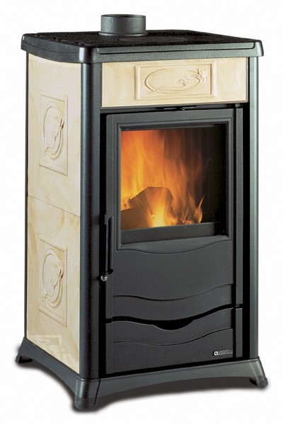 Kaminofen La Nordica Rossella Plus raumluftunabh. pergamena 8 kW