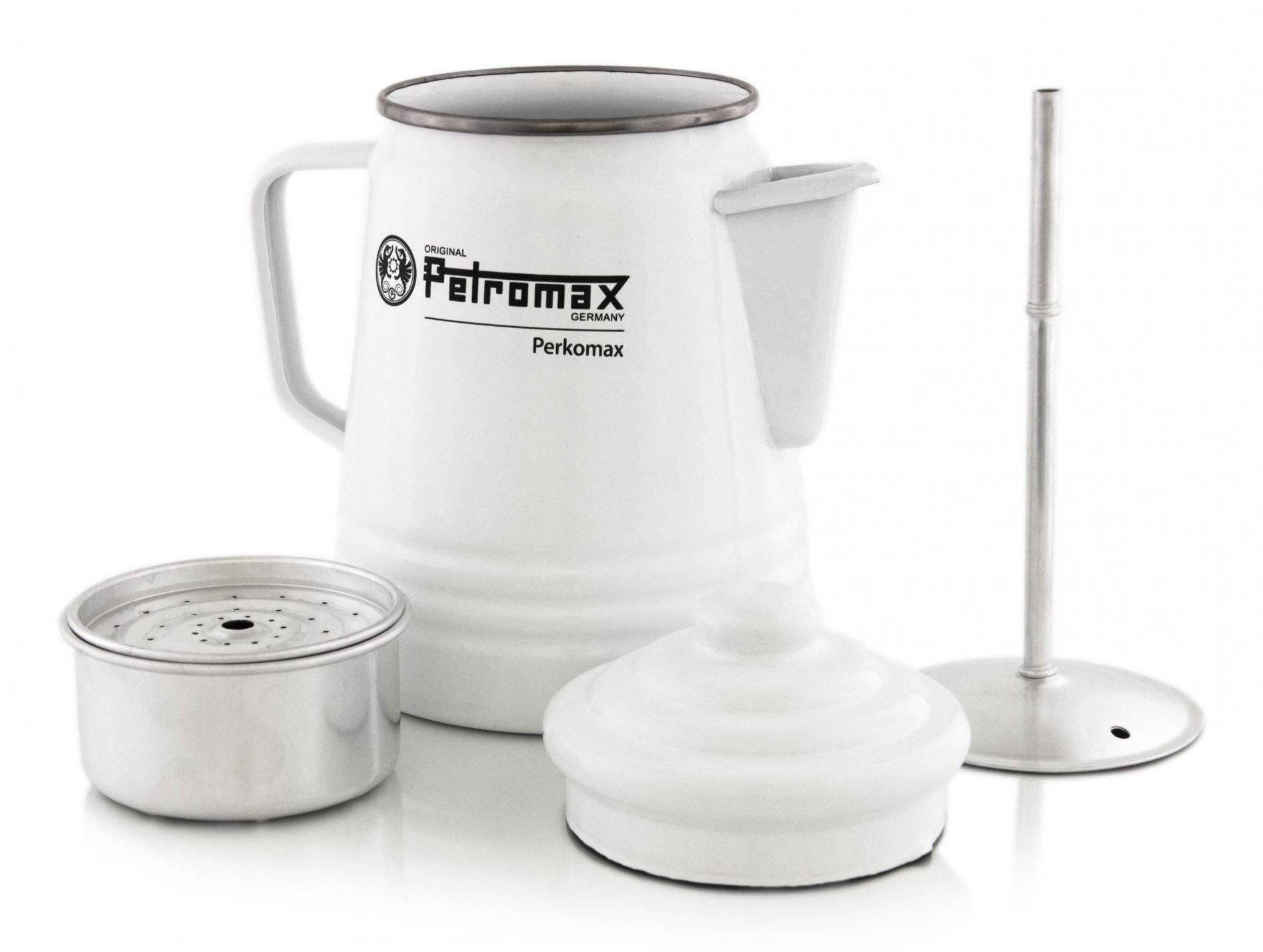 Teeperkolator / Kaffeeperkolator Petromax Perkomax 1,5l weiß