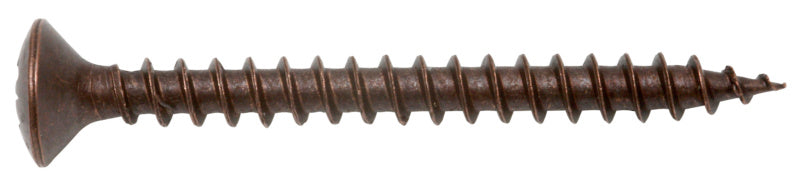 Spanplattenschrauben 3,0 × 30 mm, Linsensenkkopf, brüniert, 16 Stück