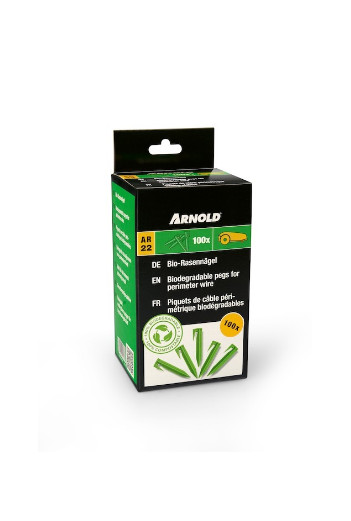 ARNOLD® Bio Rasennägel für Begrenzungskabel 100 Stück