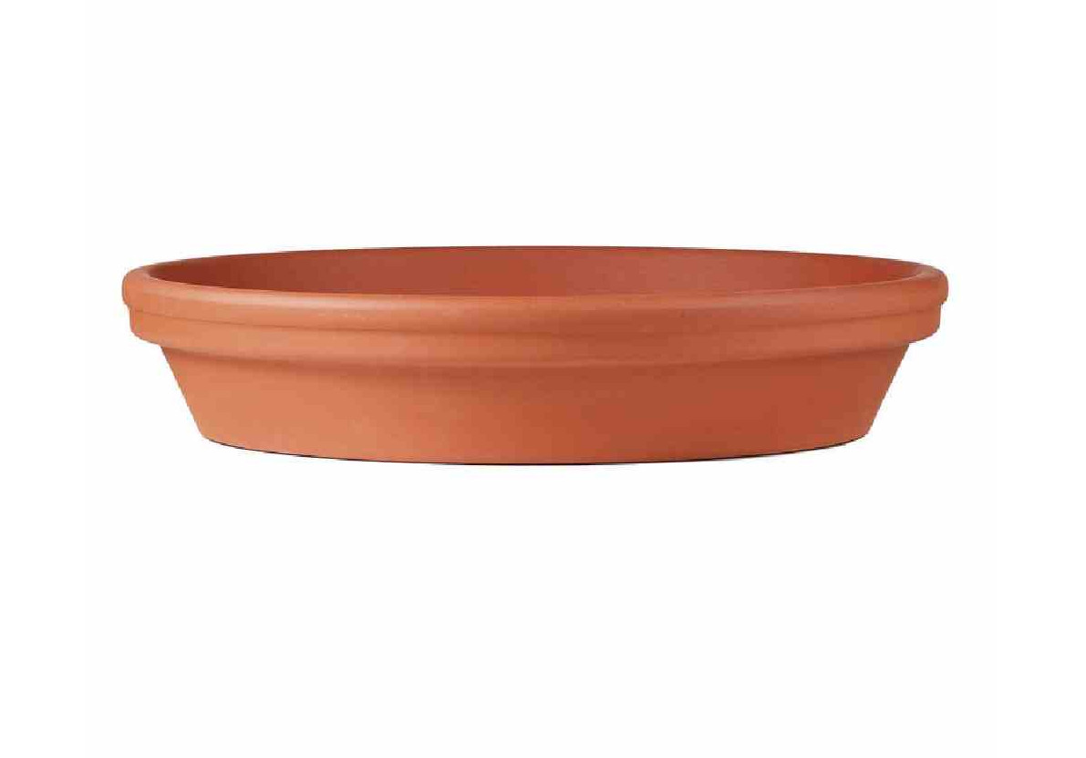 Untersetzer Blumentopf Ton Ø 20cm terracotta