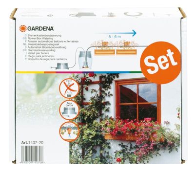 GARDENA Vollautomatische Blumenkastenbewässerung 01407-20