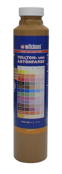 Wilckens® Vollton- und Abtönfarbe Caramel matt 750ml