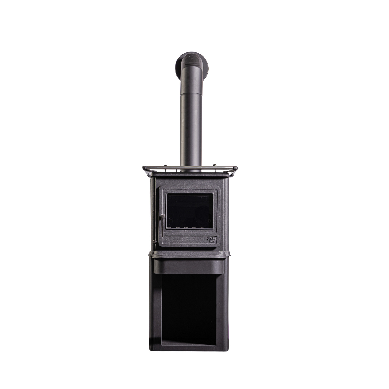 Globe Fire Ceres Kaminofen mit Kochplatte raumluftunabhängig 6,3 kW