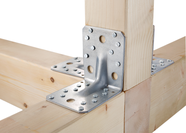 GAH Alberts Schwerlast Winkelverbinder m. Sicke 100x100x90mm verzinkt