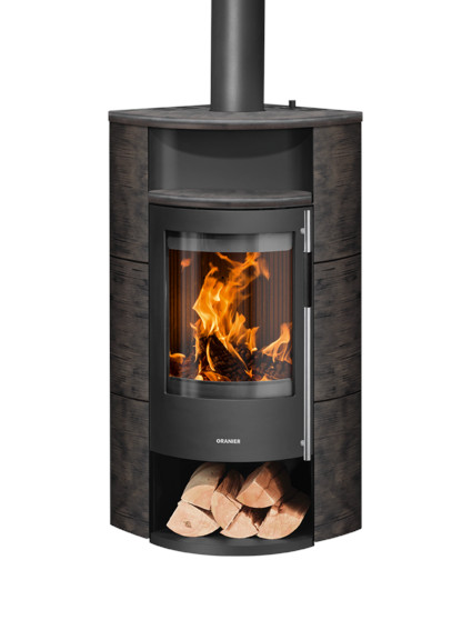 Polar Neo Eckkaminofen schwarz Keramik Namib 6,5kW