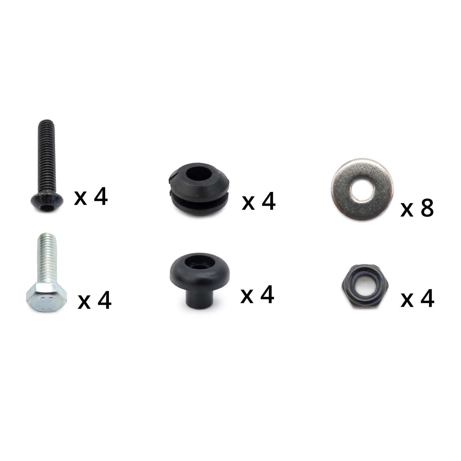 Rolektro Schraubenset inkl. Plastikhülsen für MX2/MX3
