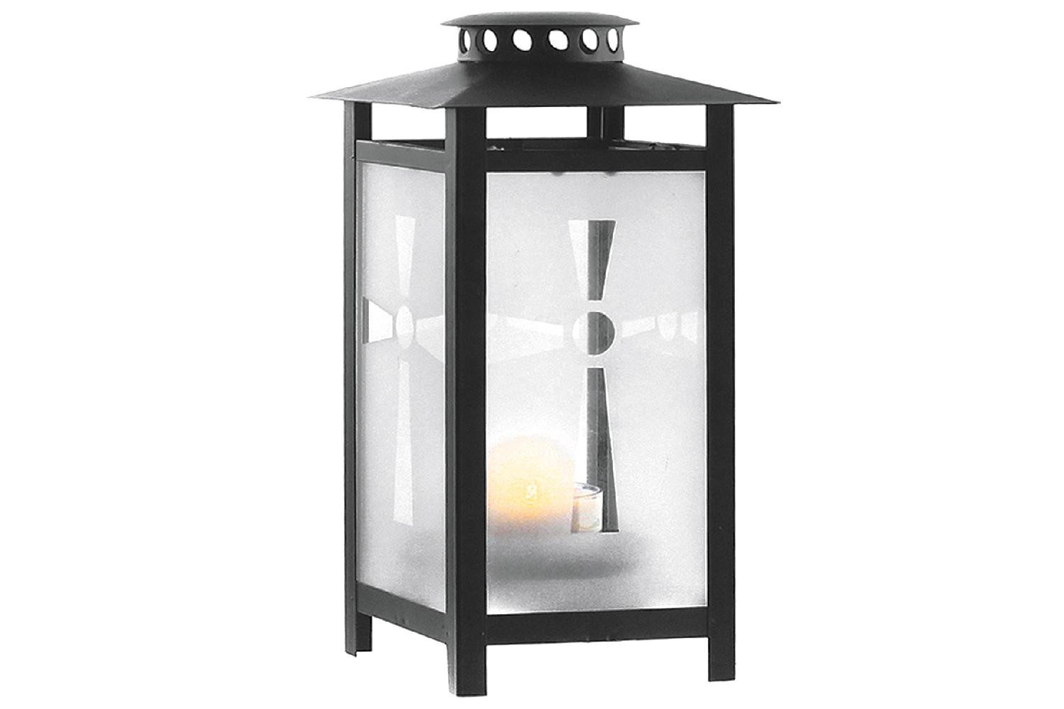 Grablaterne Metal schwarz