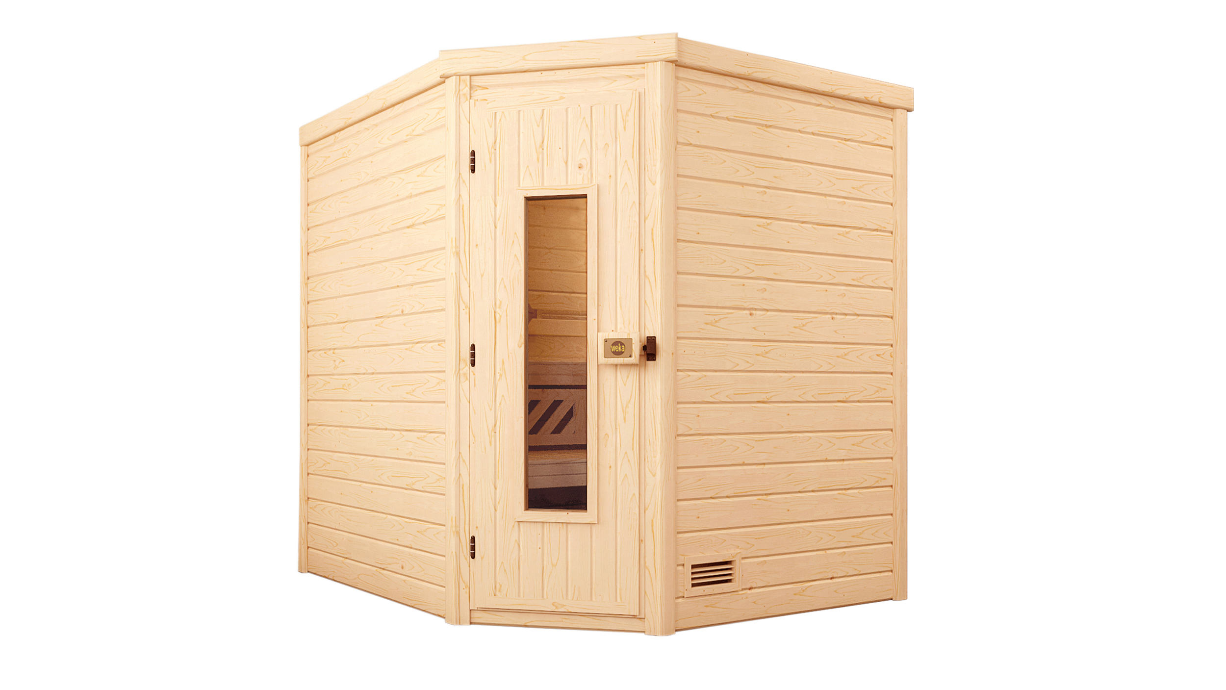 Weka Massivholz Sauna TURKU 2 HT