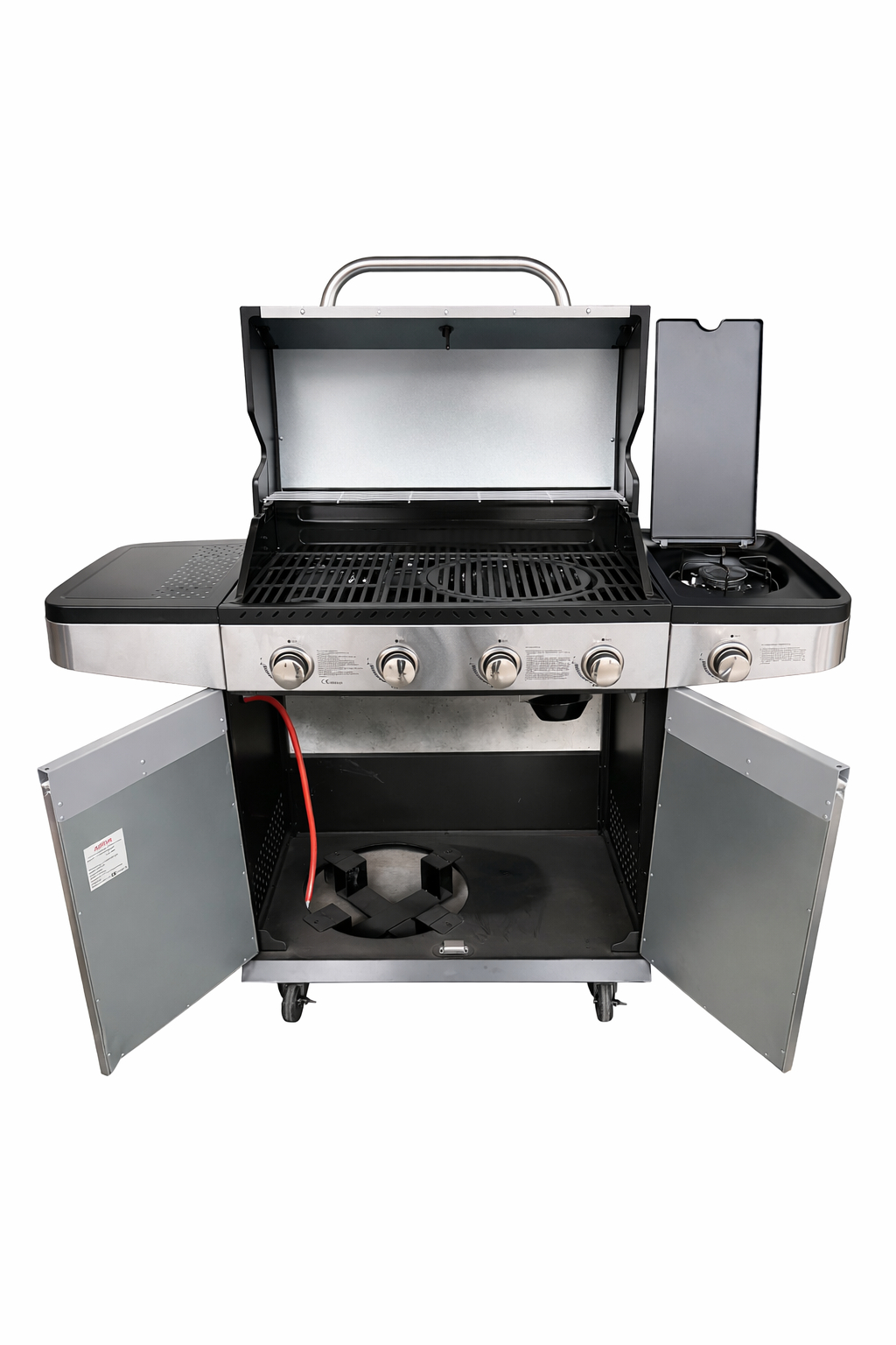 Justus Juno Gasgrill mit Unterschrank  4 x 3,0 kW + 1 x 2,5 kW