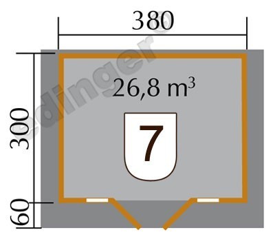 weka Weekendhaus 137 Gr.1, 45 mm, V60, DT, DF